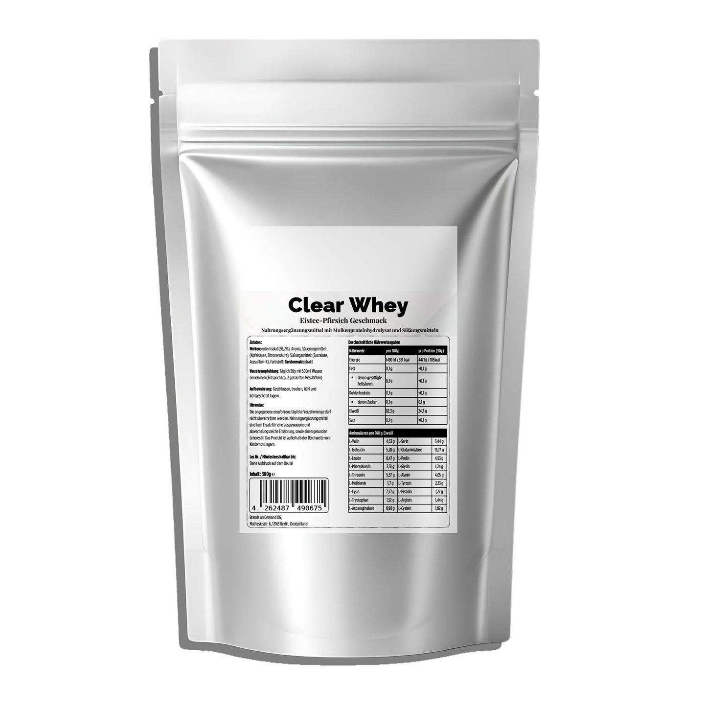 CLEAR WHEY ISOLATE PÊCHE
