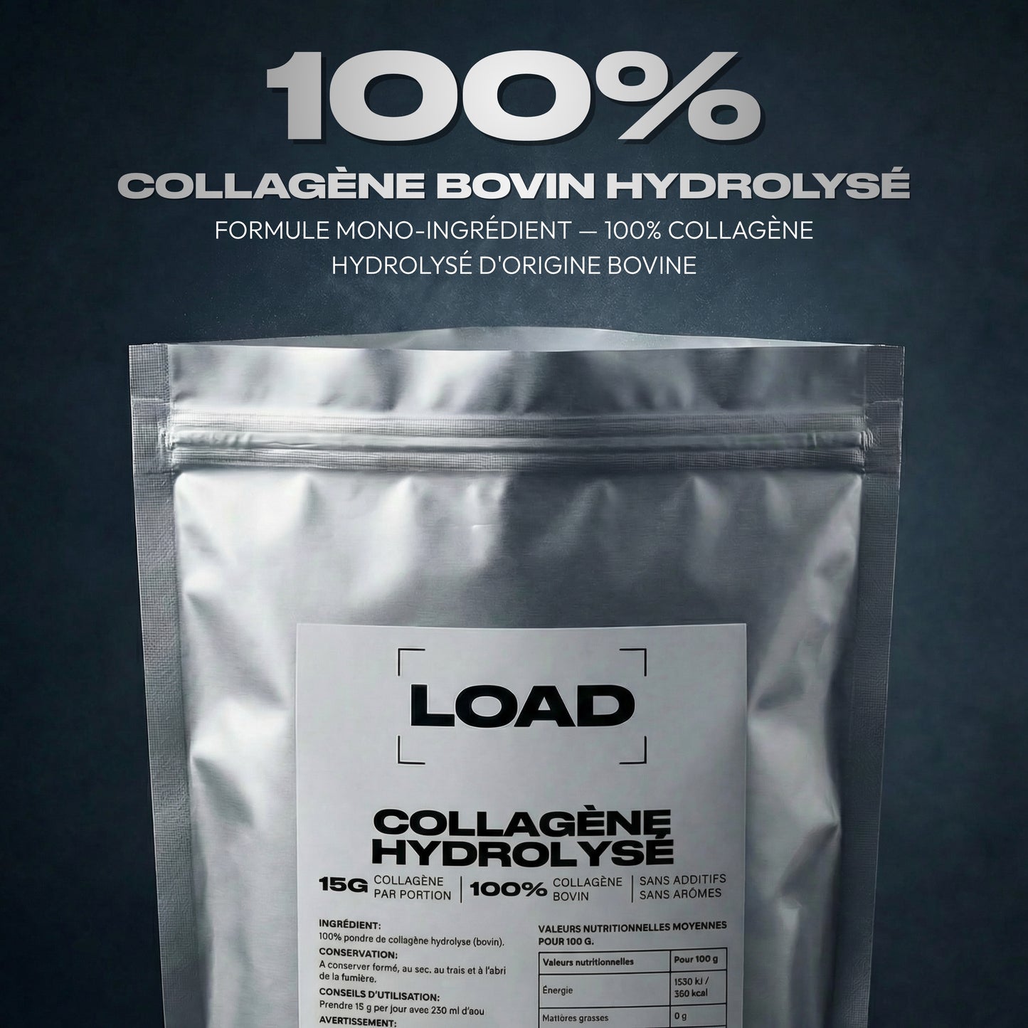 COLLAGÈNE BOVIN HYDROLYSÉ