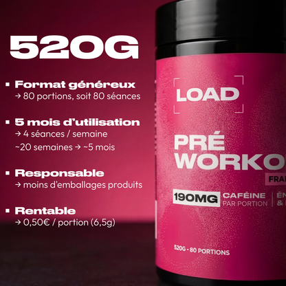 PRÉ-WORKOUT FRAMBOISE