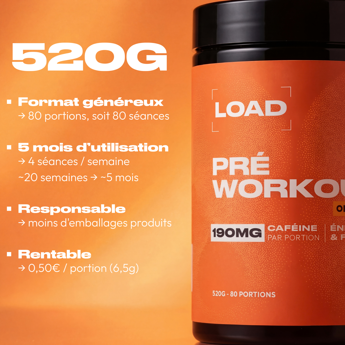 PRÉ-WORKOUT ORANGE