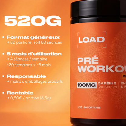 PRÉ-WORKOUT ORANGE