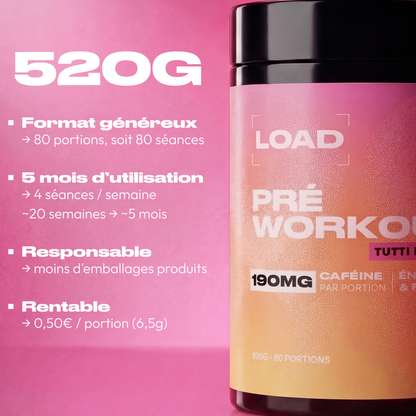 PRÉ-WORKOUT TUTTI FRUTTI