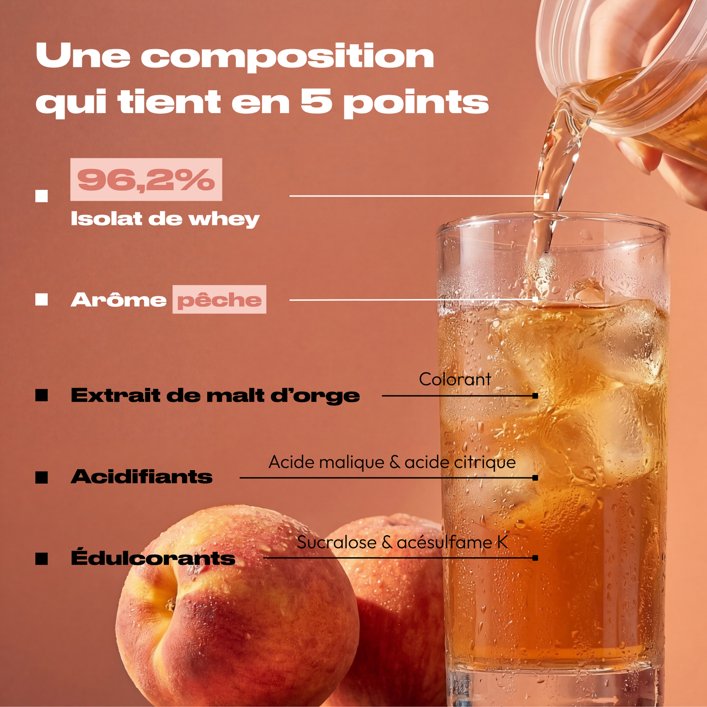 CLEAR WHEY ISOLATE PÊCHE