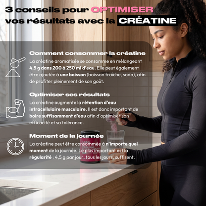 CRÉATINE MONOHYDRATE FRAMBOISE