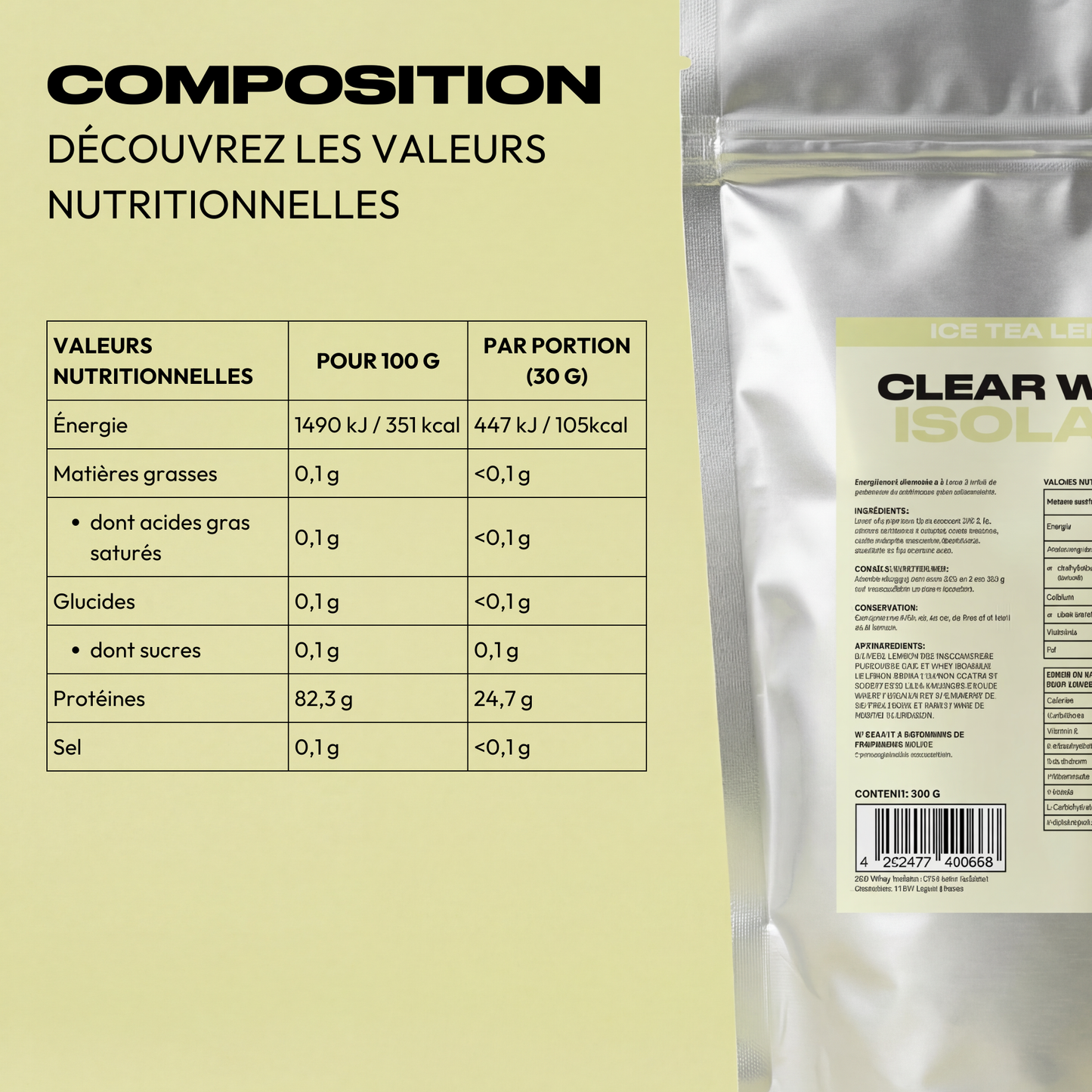 CLEAR WHEY ISOLATE CITRON