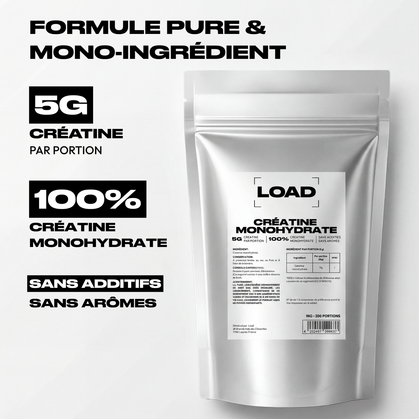 CRÉATINE MONOHYDRATE