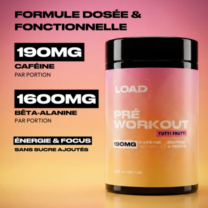PRÉ-WORKOUT TUTTI FRUTTI