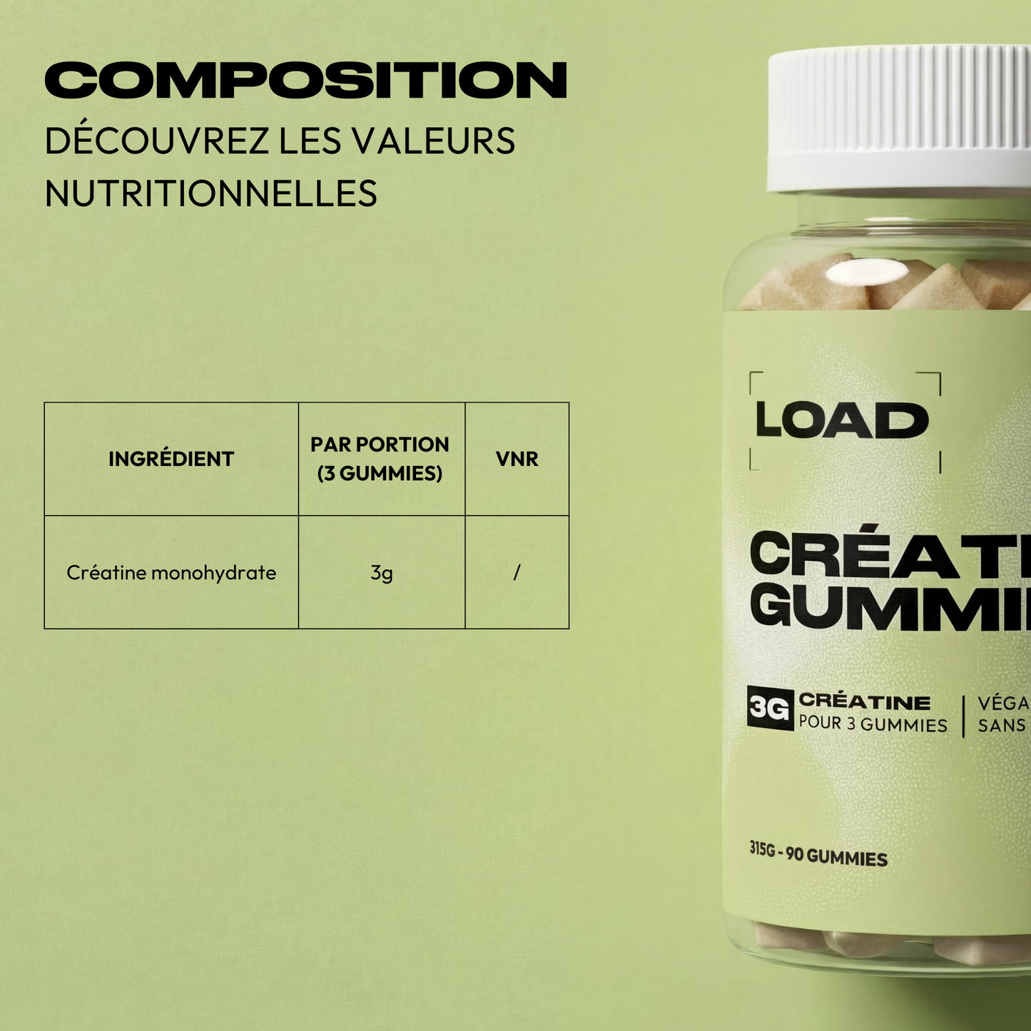CRÉATINE GUMMIES