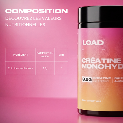 CRÉATINE MONOHYDRATE TUTTI FRUTTI