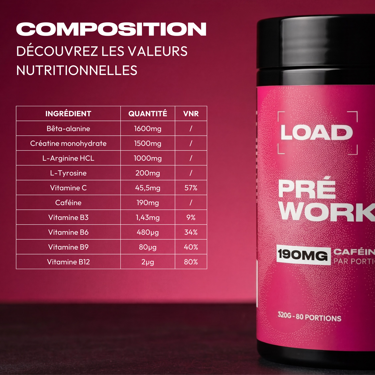 PRÉ-WORKOUT FRAMBOISE