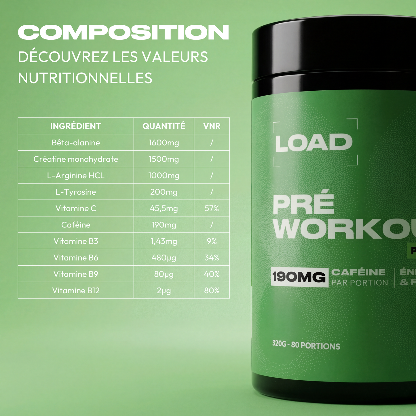 PRÉ-WORKOUT POMME
