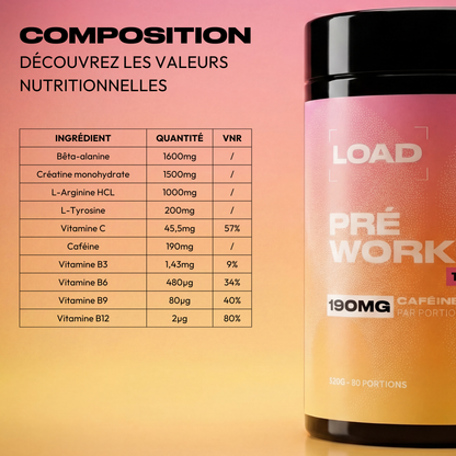 PRÉ-WORKOUT TUTTI FRUTTI