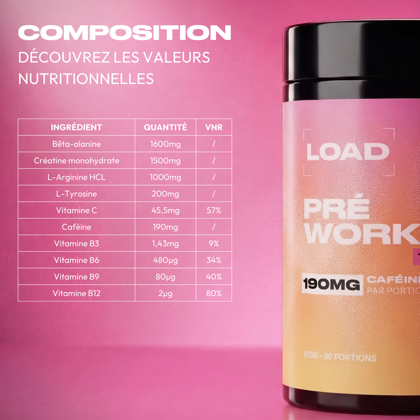 PRÉ-WORKOUT TUTTI FRUTTI