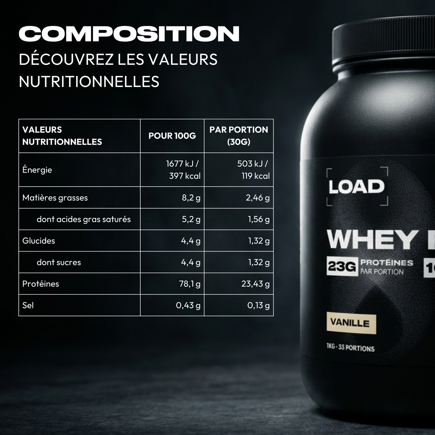 WHEY PROTEIN VANILLE