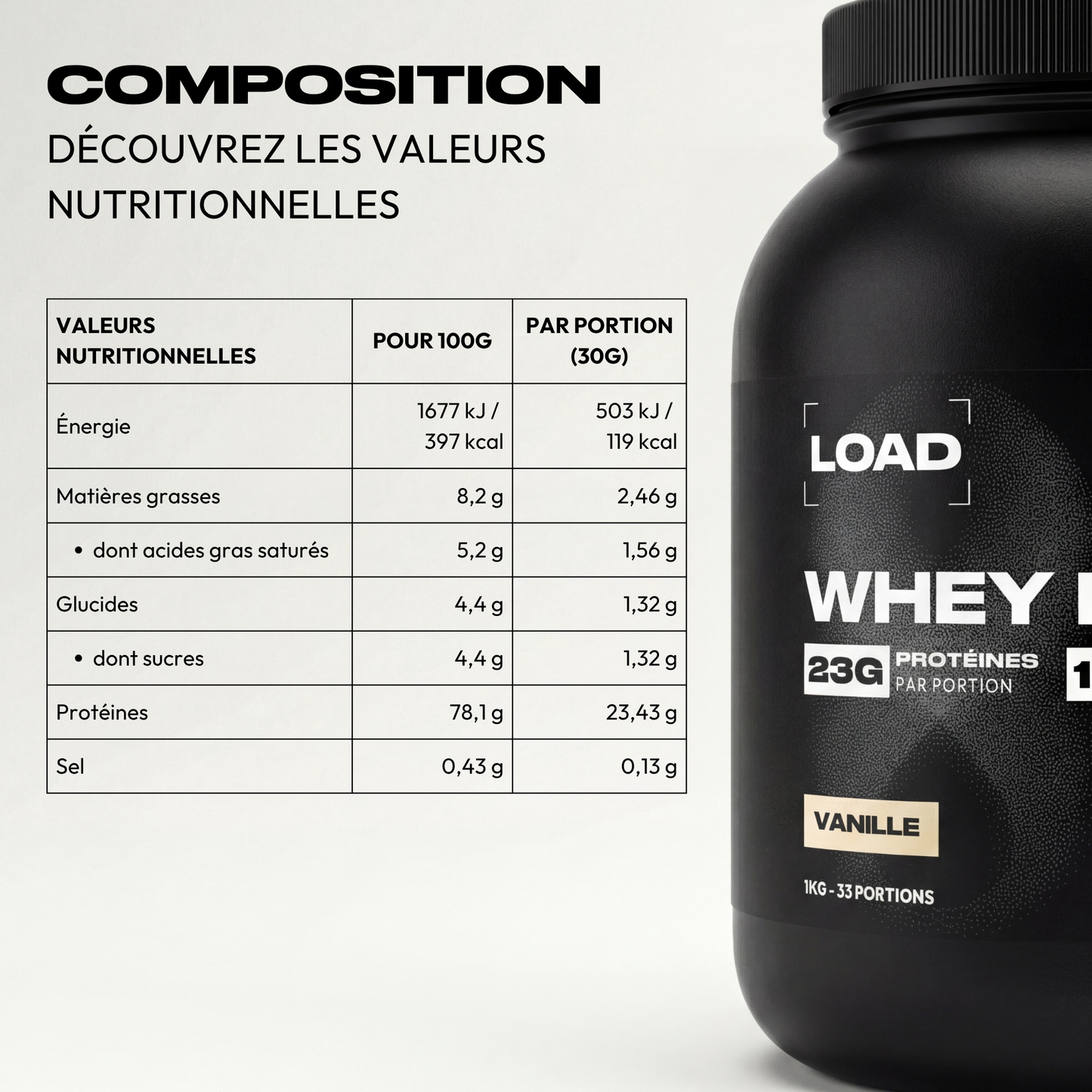 WHEY PROTEIN VANILLE