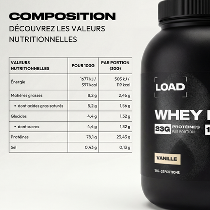WHEY PROTEIN VANILLE