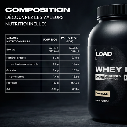 WHEY PROTEIN VANILLE
