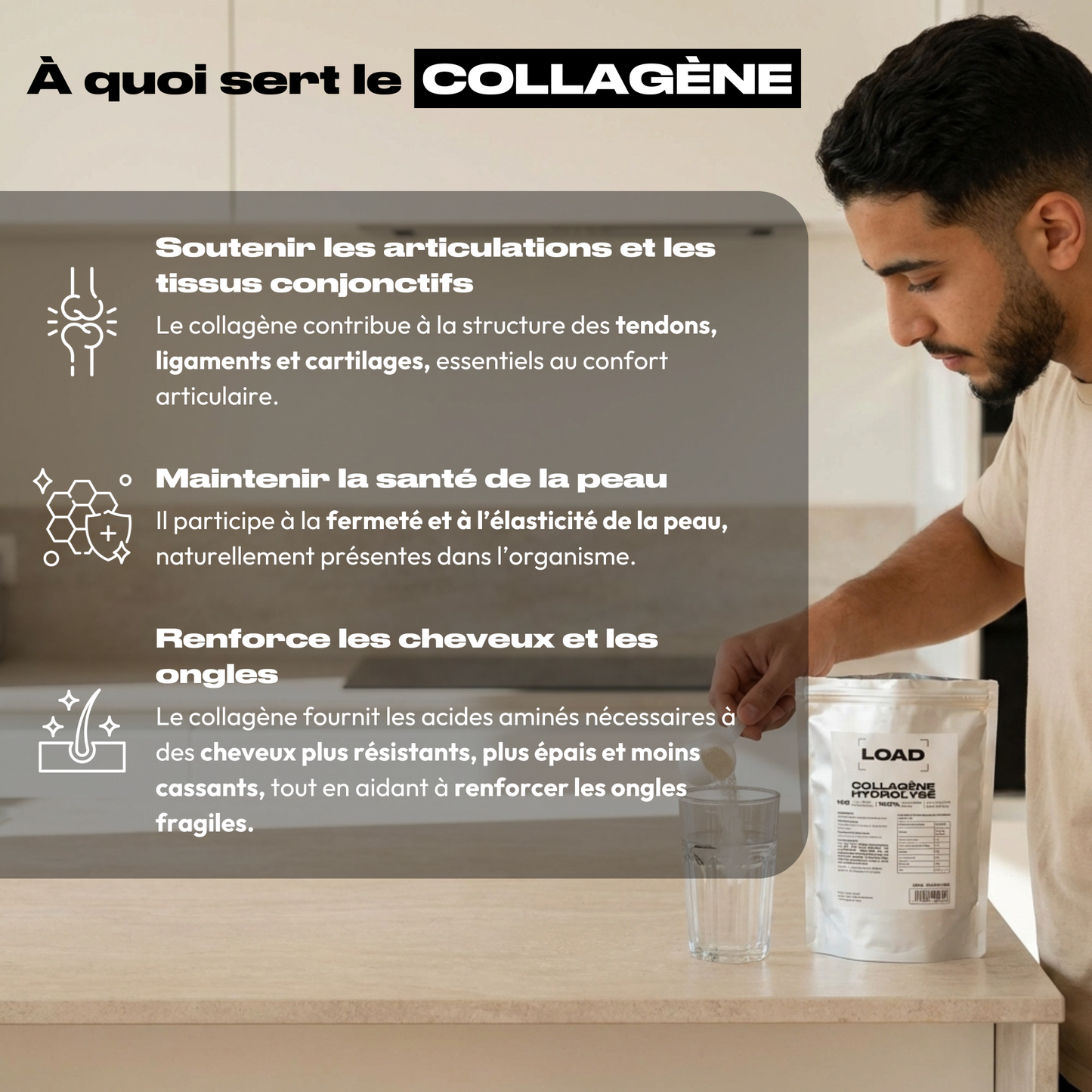 COLLAGÈNE BOVIN HYDROLYSÉ