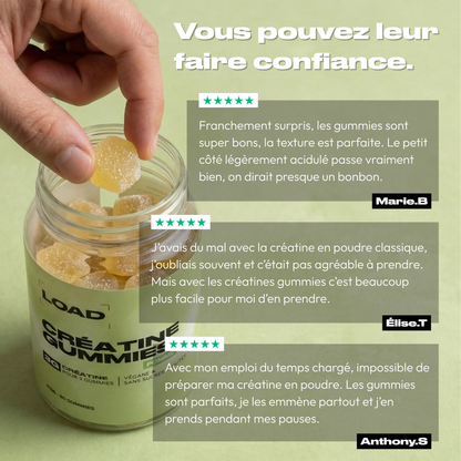 CRÉATINE GUMMIES