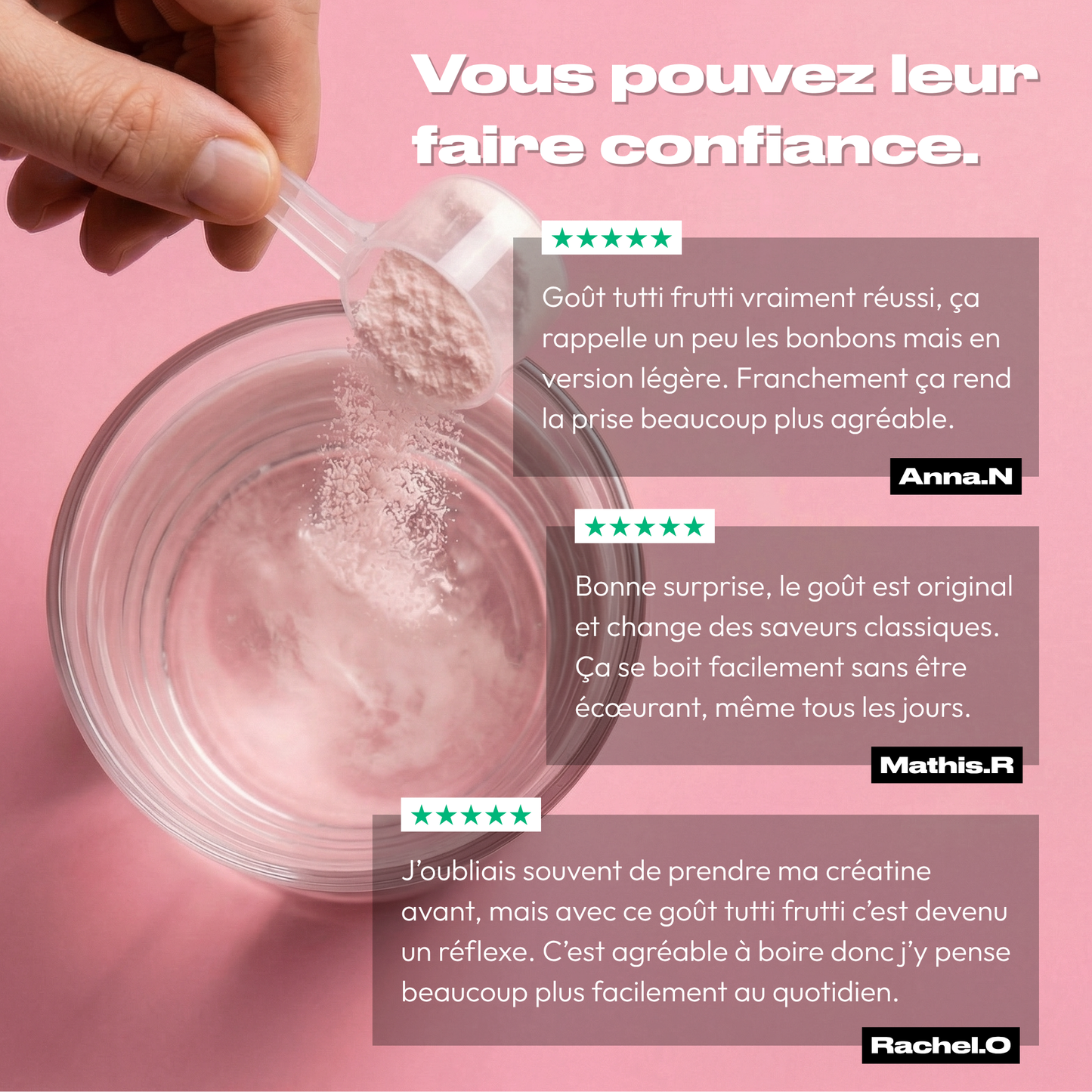 CRÉATINE MONOHYDRATE TUTTI FRUTTI
