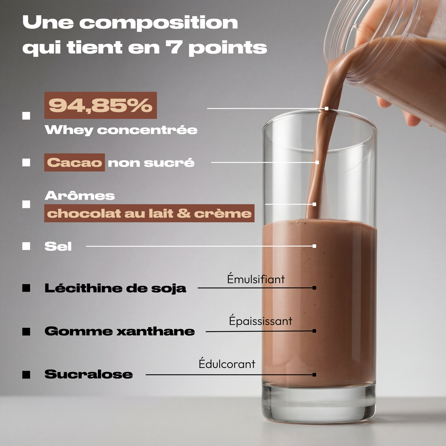 WHEY PROTEIN CHOCOLAT